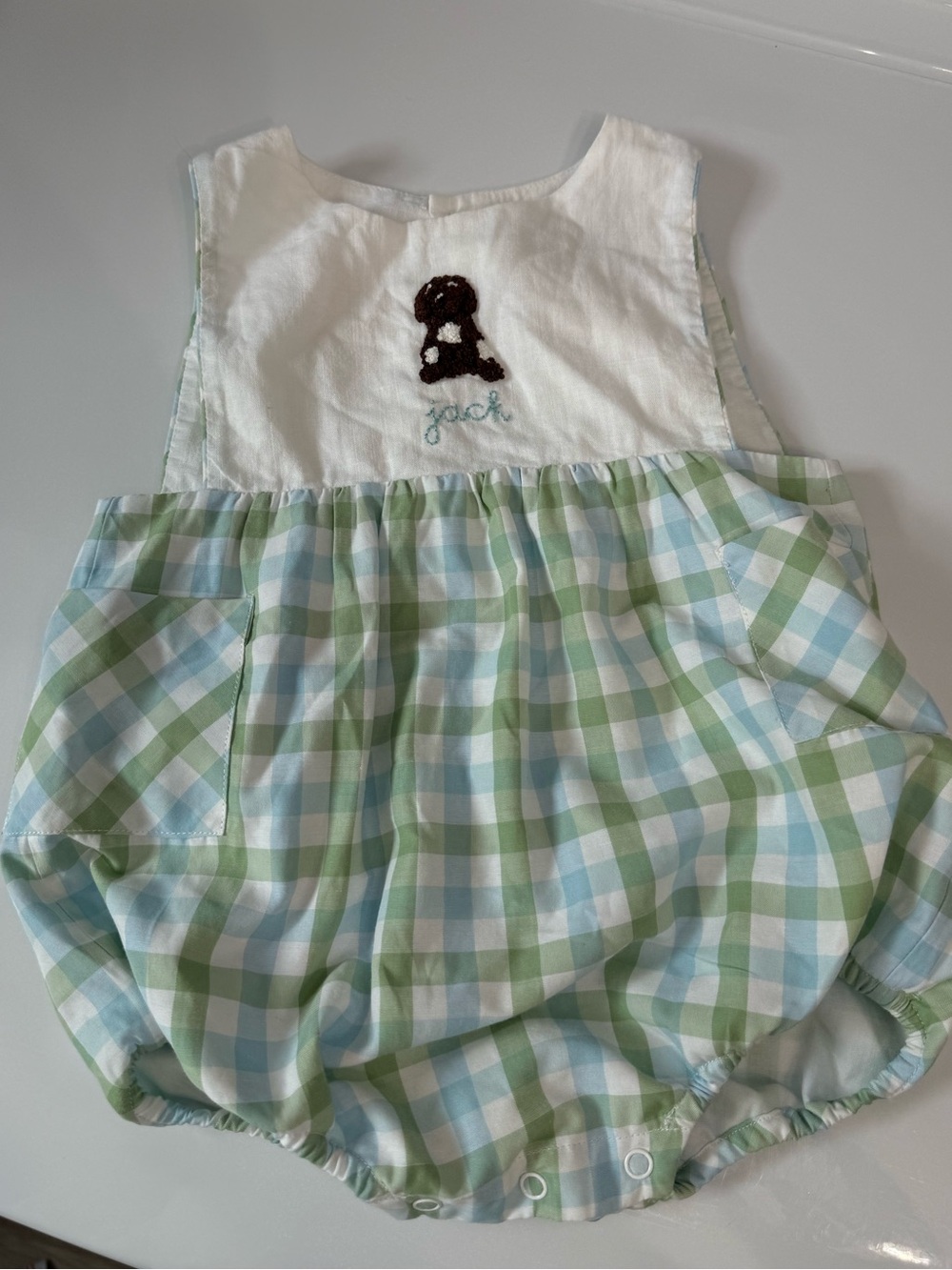 Sophie and Lucas bubble smock Jack